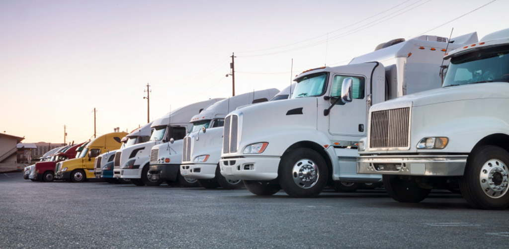 fleet of trucks