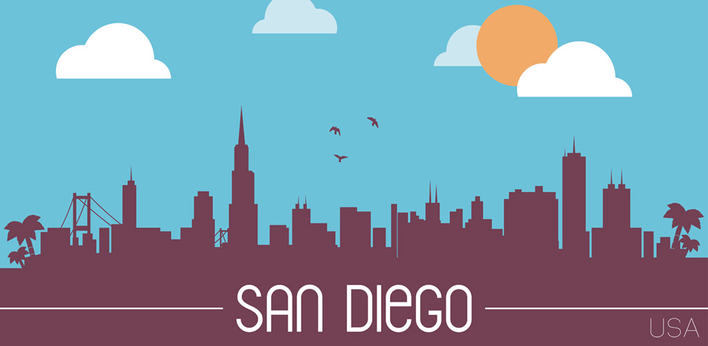 San Diego graphic