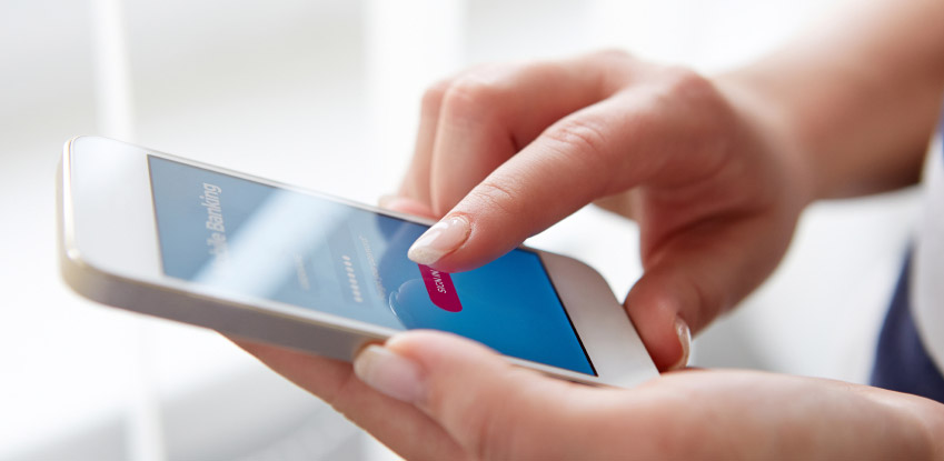 cell phone being used in hand
