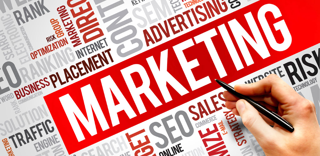 marketing word graphic