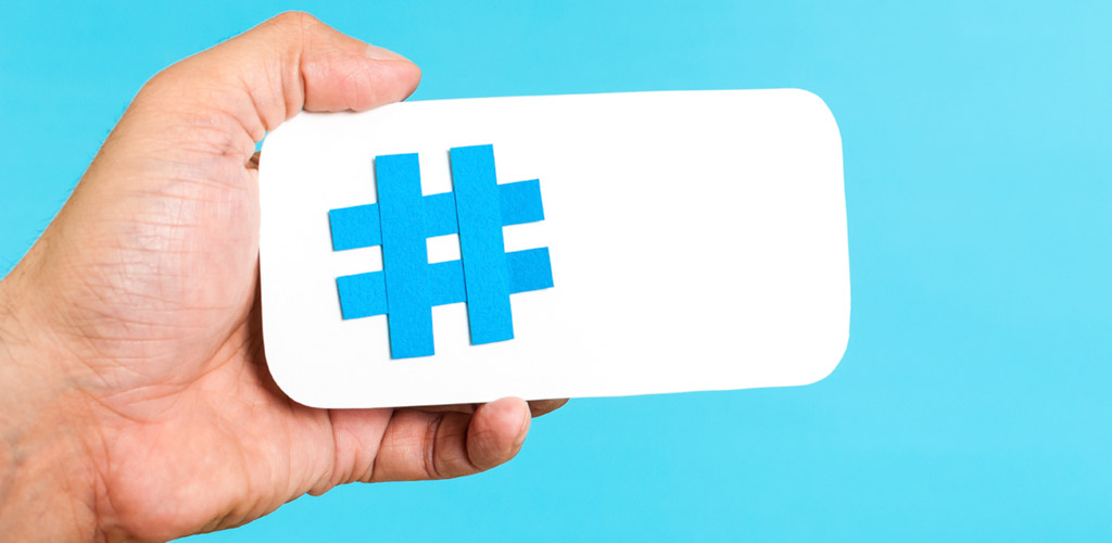 hashtag illustration