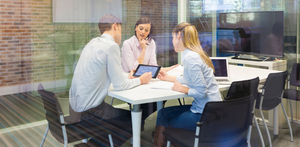small meeting of people