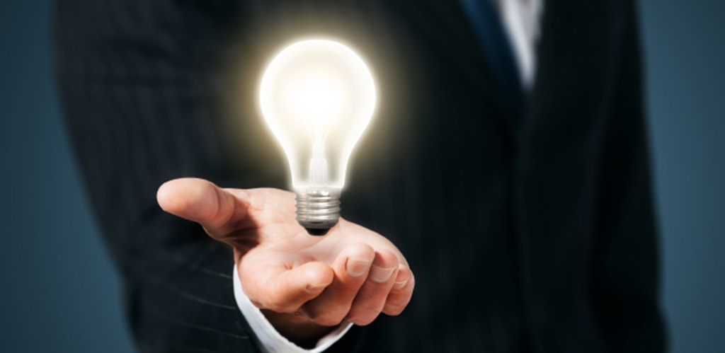 Light bulb on