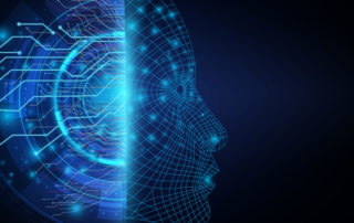 abstract digital brain