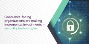 Credential stuffing banner with digital lock